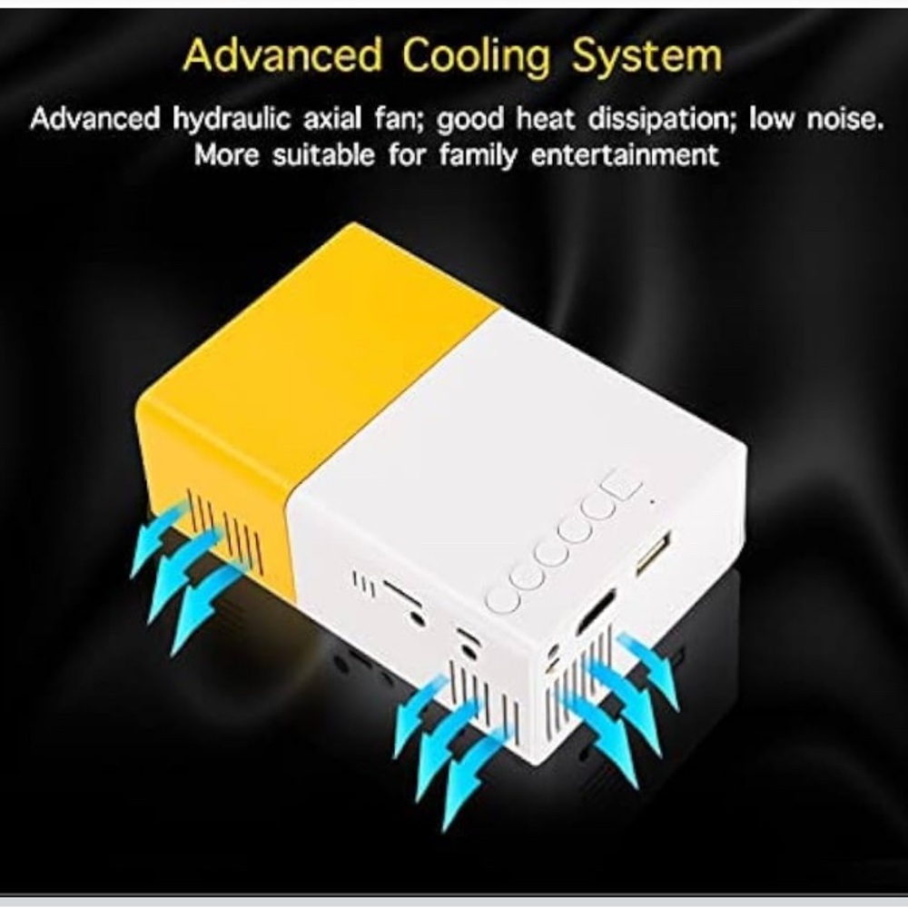 Home Mini Led Portable Smart Pocket Cinema Video Projector YG300 - Picture 3 of 7